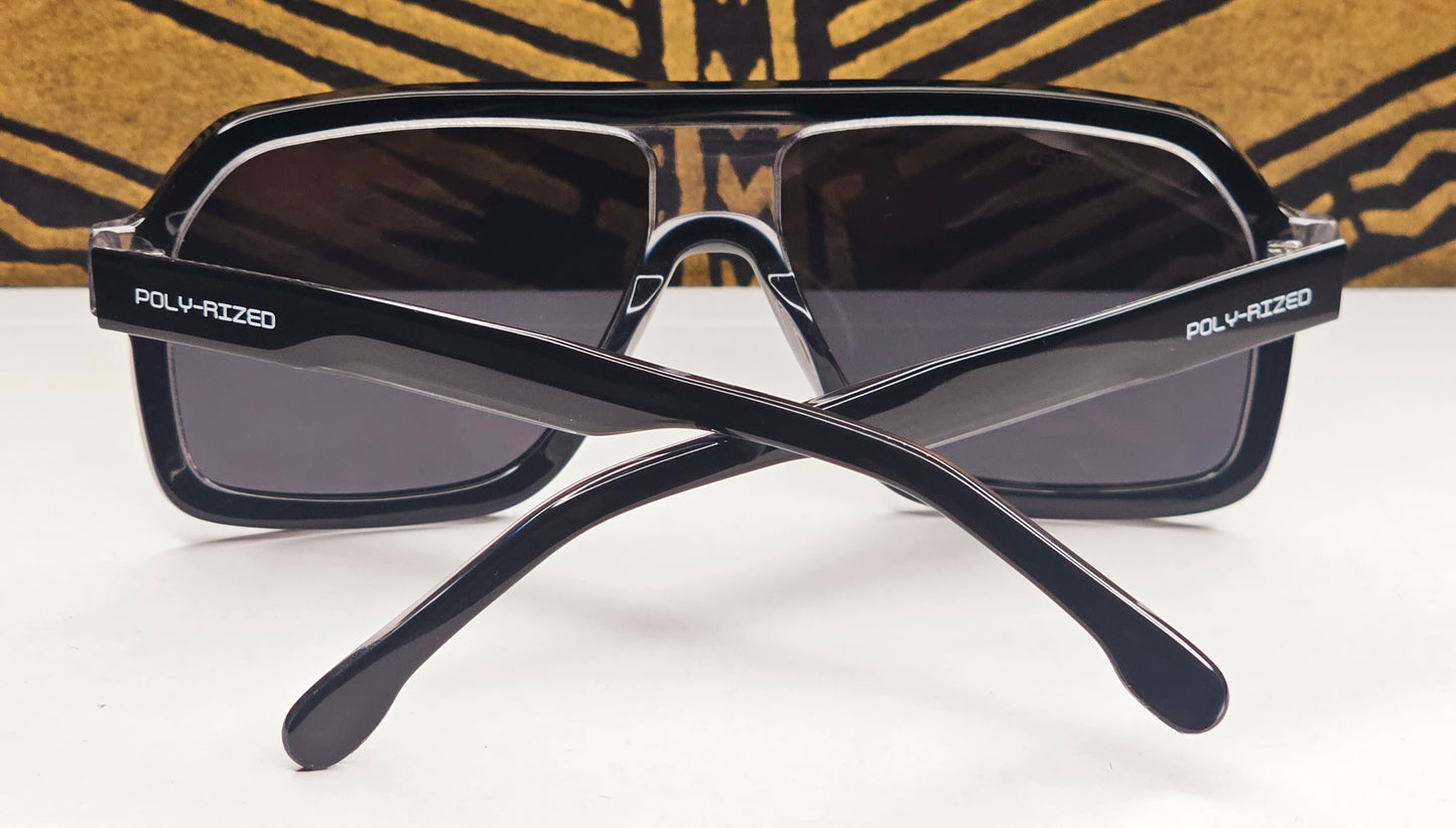 Pasifika-Lima Aviator Shades (Black/Dark)