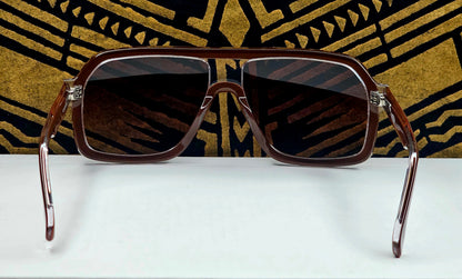 Pasifika-Lima Aviator Shades (Brown/Brown)