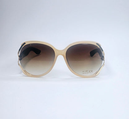 Nesian Womens Round shades - (Gradient Brown)
