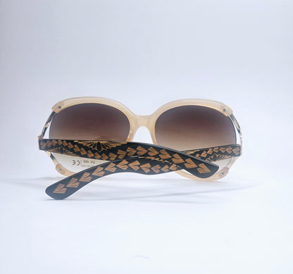 Nesian Womens Round shades - (Gradient Brown)