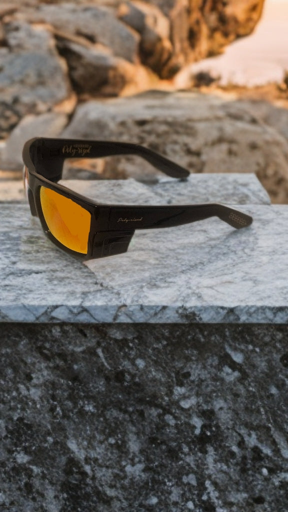 SideBlock Safety Shades (Orange)