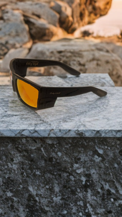 SideBlock Safety Shades (Orange)